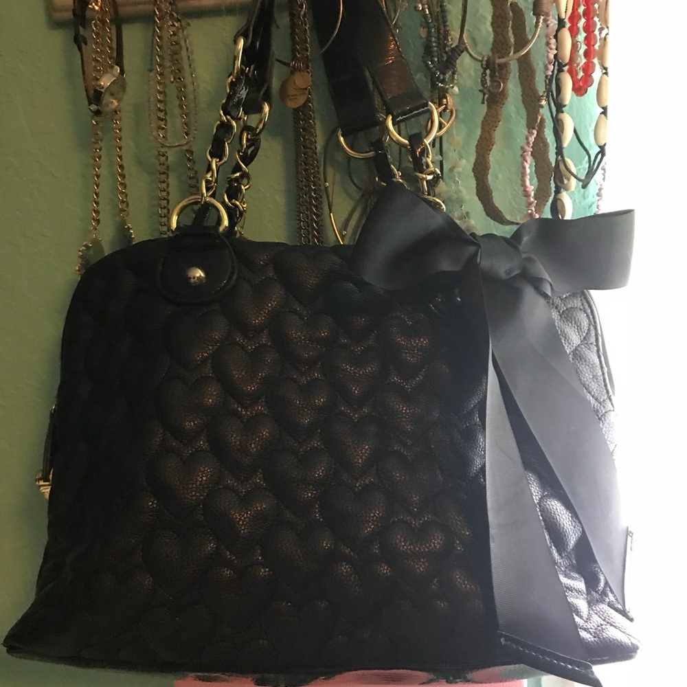 Betsey Johnson black purse